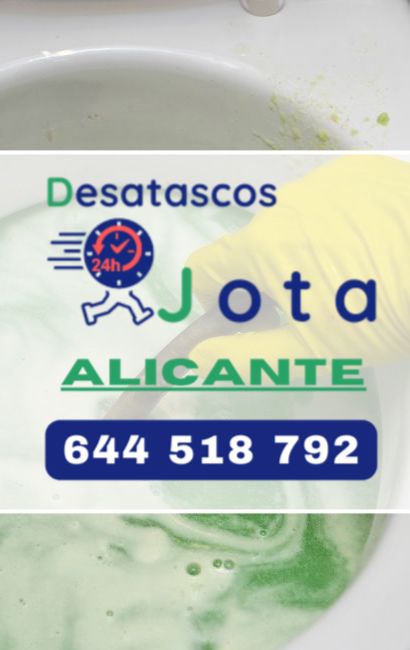 Desatascos urgentes a particulares en Alicante